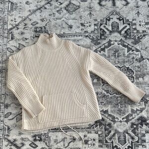 J. Crew Ivory Knit Pullover